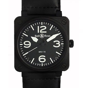 BELL＆ROSS ベル&ロス スーパーコピー BR01-92CFB-CA ブラック